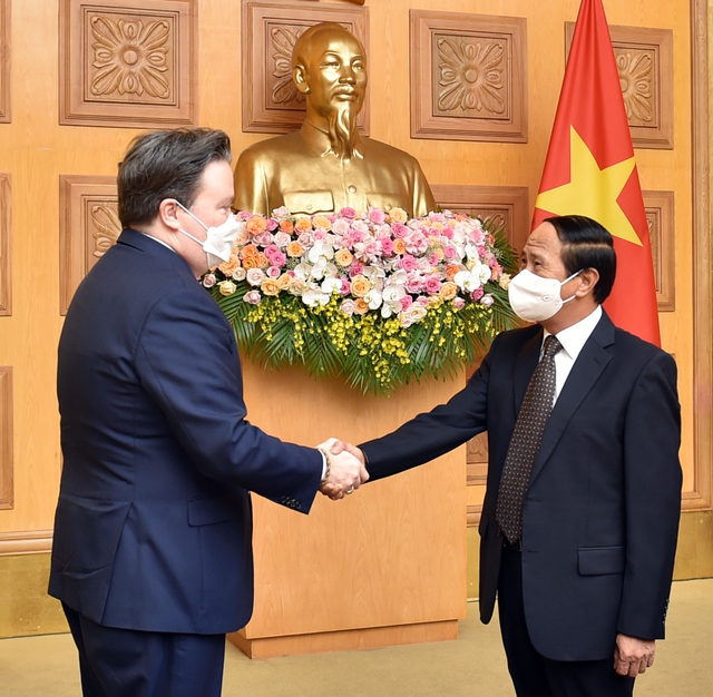 Phó Thủ tướng Lê Văn Thành tiếp Đại sứ Hoa Kỳ tại Việt Nam - Ảnh 1.