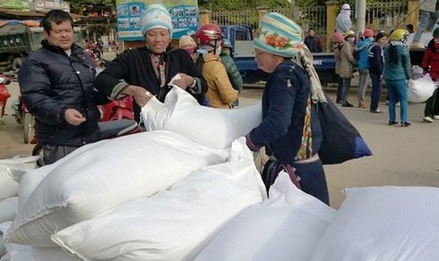 Hỗ trợ gạo cho 2 tỉnh trong thời gian giáp hạt - Ảnh 1.