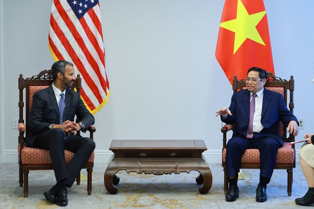 Thủ tướng Phạm Minh Chính tiếp lãnh đạo một số tập đoàn lớn của Hoa Kỳ - Ảnh 1.