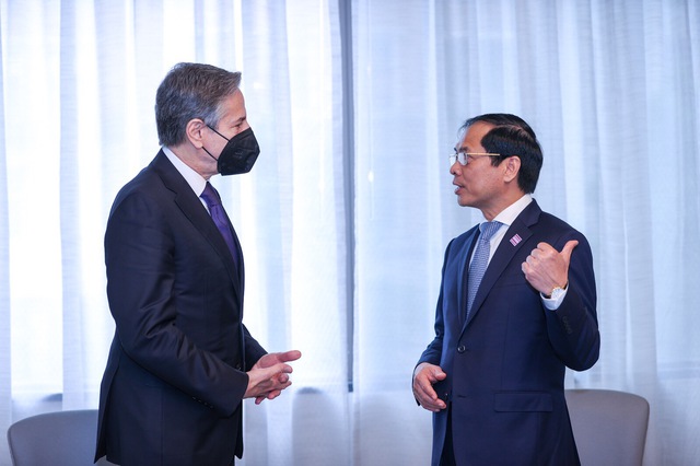 Bộ trưởng Ngoại giao Bùi Thanh Sơn gặp Ngoại trưởng và Cố vấn An ninh quốc gia Hoa Kỳ - Ảnh 2.