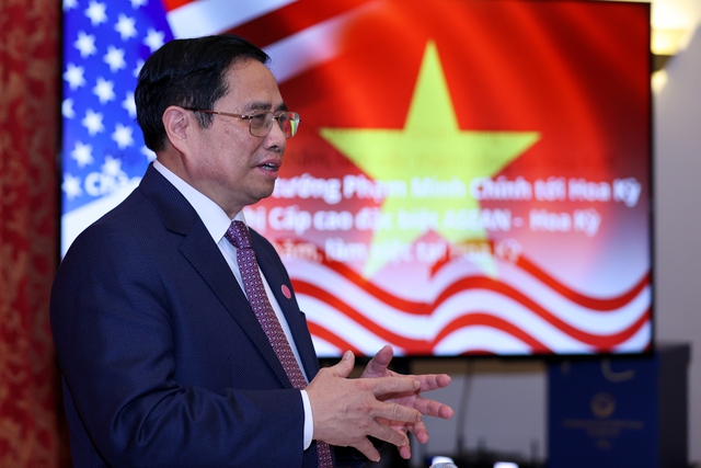 Thủ tướng Phạm Minh Chính gặp mặt cộng đồng người Việt Nam ở Bờ Đông Hoa Kỳ - Ảnh 1.