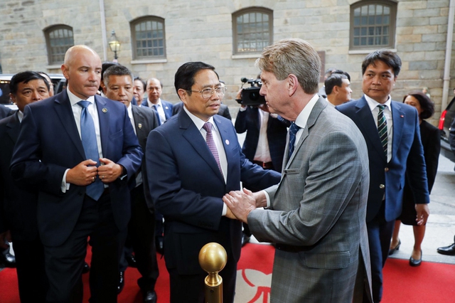 CHÙM ẢNH: Thủ tướng và đoàn công tác thăm nơi Chủ tịch Hồ Chí Minh từng làm việc tại Hoa Kỳ - Ảnh 5.