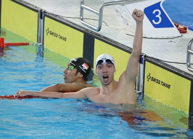 Chung kết Bơi lội 400m tự do nam: Huy Hoàng phá kỷ lục SEA Games - Ảnh 4.