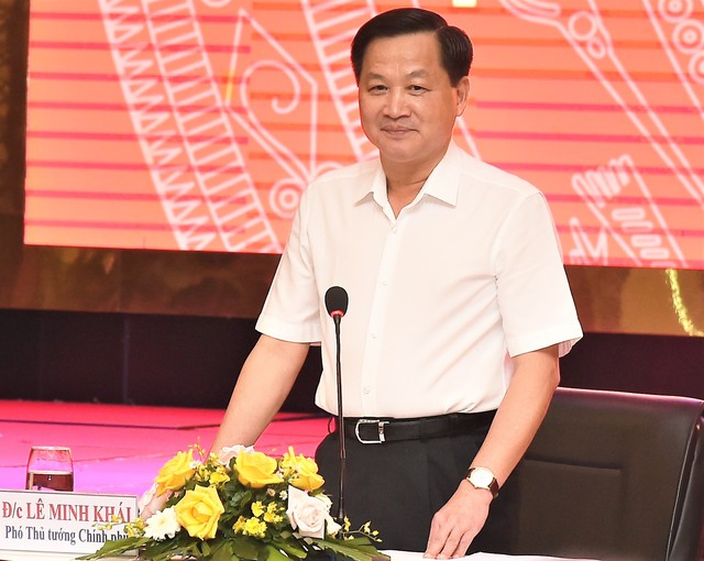 Phó Thủ tướng Lê Minh Khái làm việc với 8 tỉnh về giải ngân vốn đầu tư công - Ảnh 1.