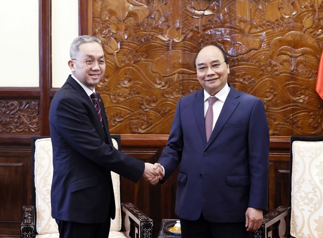 Chủ tịch nước Nguyễn Xuân Phúc tiếp Đại sứ Brunei chào từ biệt - Ảnh 1.