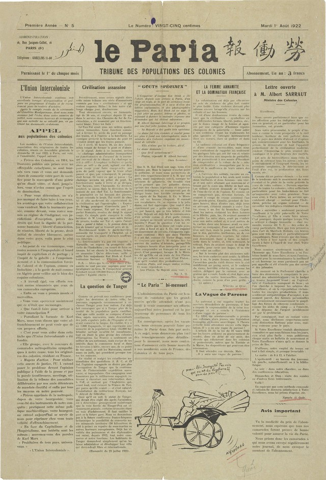 Nguyễn Ái Quốc với tờ báo cách mạng đầu tiên Le Paria - Ảnh 1.