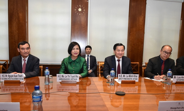 Phó Thủ tướng Lê Minh Khái làm việc với Phó Tổng Giám đốc WTO - Ảnh 3.