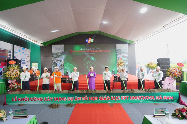 Khởi công Tổ hợp giáo dục FPT UniSchool Hà Nam quy mô đào tạo 10.000 người học - Ảnh 2.