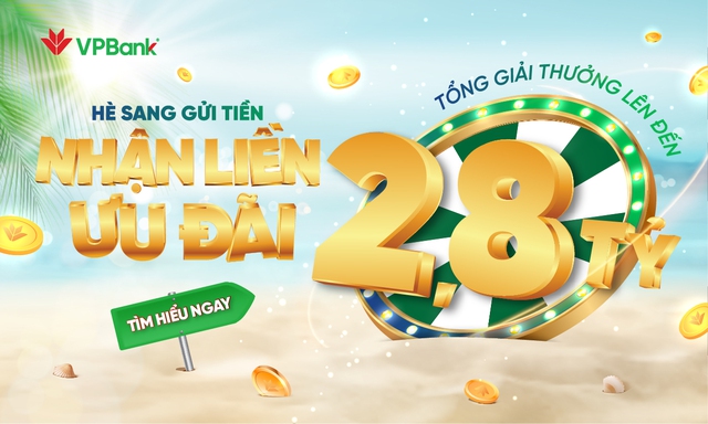 VPBank tung “cơn mưa quà tặng” trị giá gần 3 tỷ đồng tri ân khách hàng gửi tiết kiệm Hè 2022 - Ảnh 1.