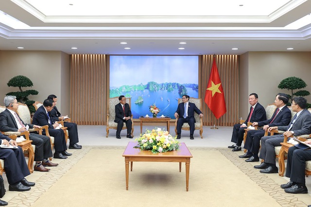 Thủ tướng Phạm Minh Chính tiếp Tổng Thanh tra Nhà nước Lào - Ảnh 4.