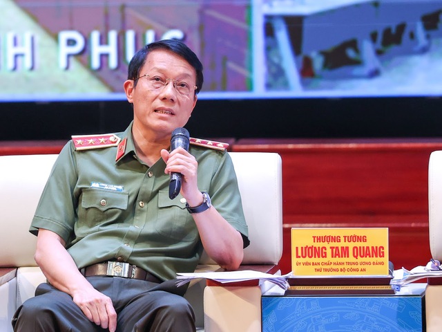 Thượng tướng Lương Tam Quang, Thứ trưởng Bộ Công an - Ảnh: VGP/Nhật Bắc 