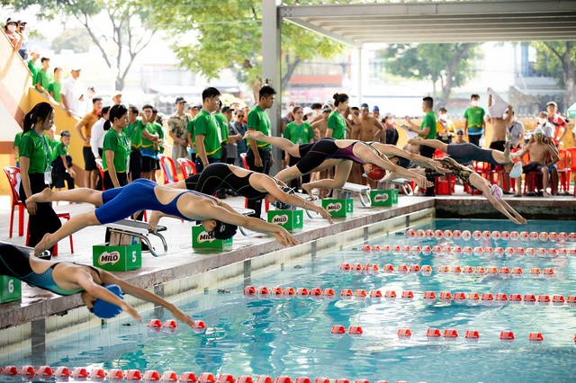 Nestlé MILO đồng hành cùng Giải Bơi và giải điền kinh học sinh phổ thông toàn - Ảnh 1.
