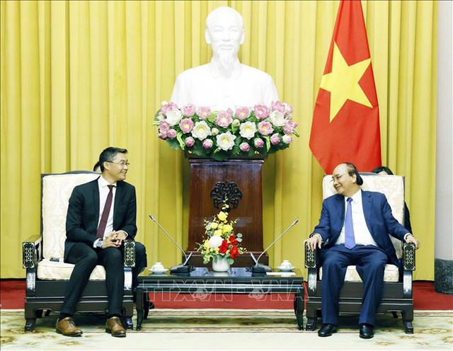Chủ tịch nước Nguyễn Xuân Phúc tiếp khách quốc tế - Ảnh 2.