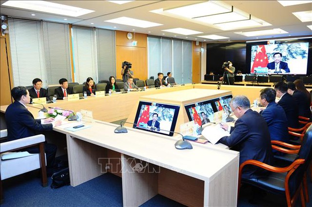 Phó Chủ tịch Thường trực Quốc hội hội đàm trực tuyến với Phó Ủy viên trưởng Nhân đại Trung Quốc - Ảnh 2.