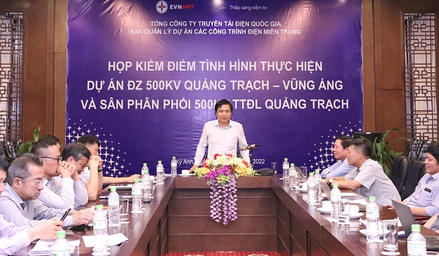 Phấn đấu đường dây 500kV mạch 3 Quảng Trạch – Vũng Áng về đích trong tháng 7 - Ảnh 2.