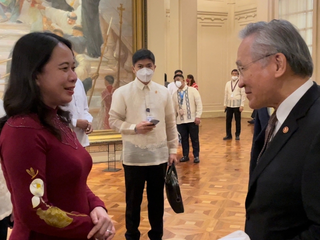 Phó Chủ tịch nước Võ Thị Ánh Xuân hội kiến Tổng thống Philippines - Ảnh 3.