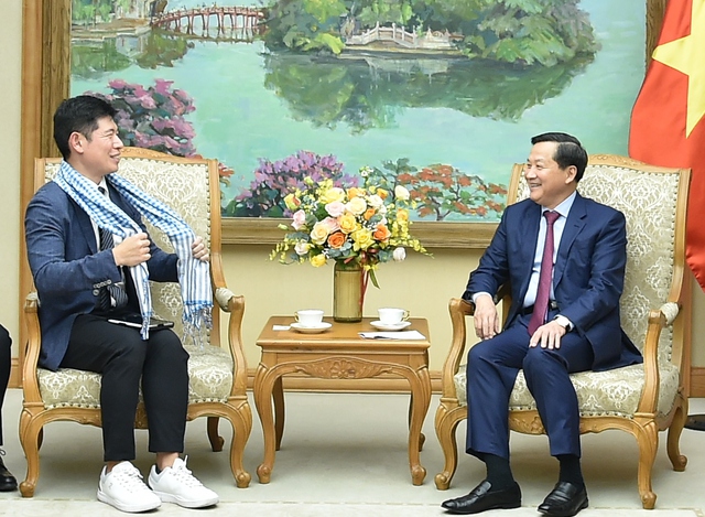 Phó Thủ tướng Lê Minh Khái tiếp Tổng Giám đốc kiêm đồng sáng lập Tập đoàn Grab - Ảnh 2.