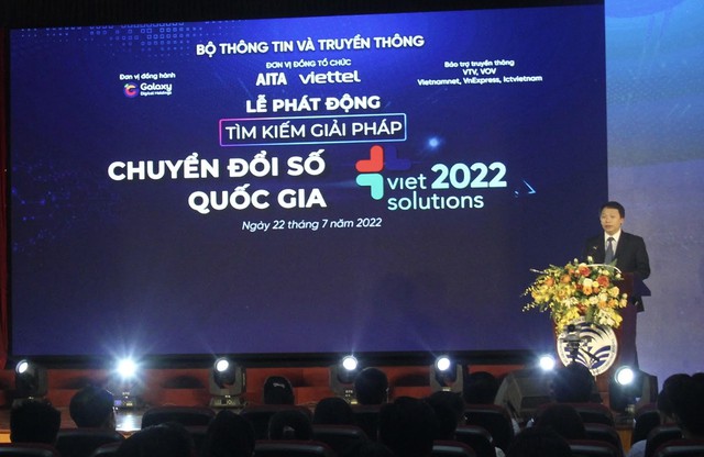 Tìm kiếm giải pháp chuyển đổi số quốc gia - Viet Solutions 2022 - Ảnh 1.