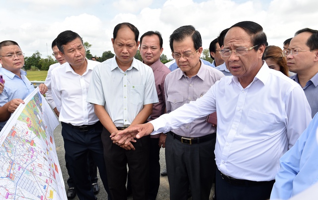 Phó Thủ tướng Lê Văn Thành kiểm tra hướng tuyến dự án cao tốc mới phía nam - Ảnh 3.