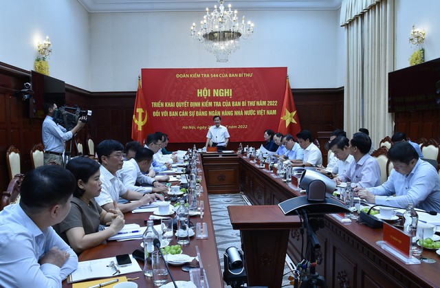Ban Bí thư Trung ương Đảng kiểm tra Ban Cán sự Đảng Ngân hàng Nhà nước Việt Nam - Ảnh 2.