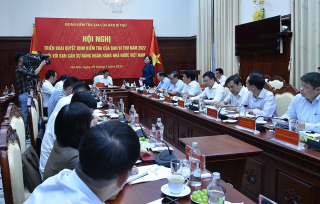 Ban Bí thư Trung ương Đảng kiểm tra Ban Cán sự Đảng Ngân hàng Nhà nước Việt Nam - Ảnh 4.