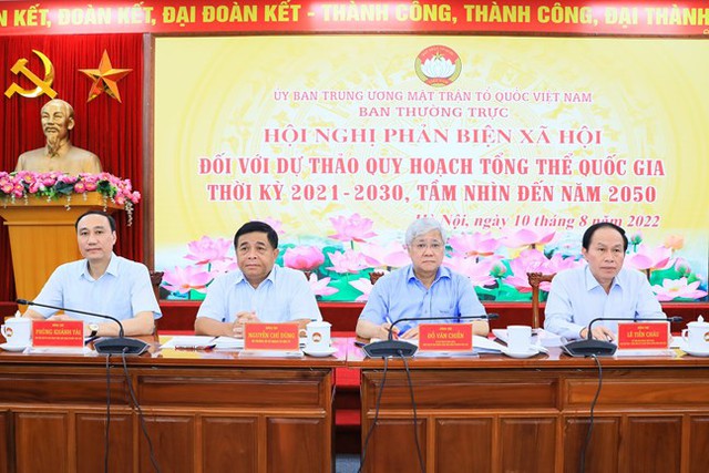 Tạo sự đồng thuận cao đối với dự thảo Quy hoạch tổng thể quốc gia - Ảnh 1. Tạo sự đồng thuận cao đối với dự thảo Quy hoạch tổng thể quốc gia - Ảnh 1.