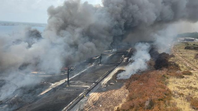 Cuba: Vụ cháy kho dầu đã được kiểm soát - Ảnh 1.