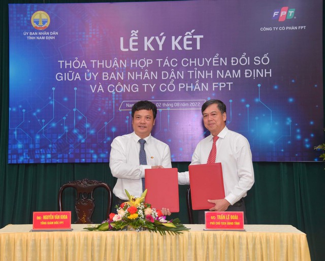 FPT đồng hành đưa Nam Định vào Top 20 tỉnh dẫn đầu về chuyển đổi số - Ảnh 1.