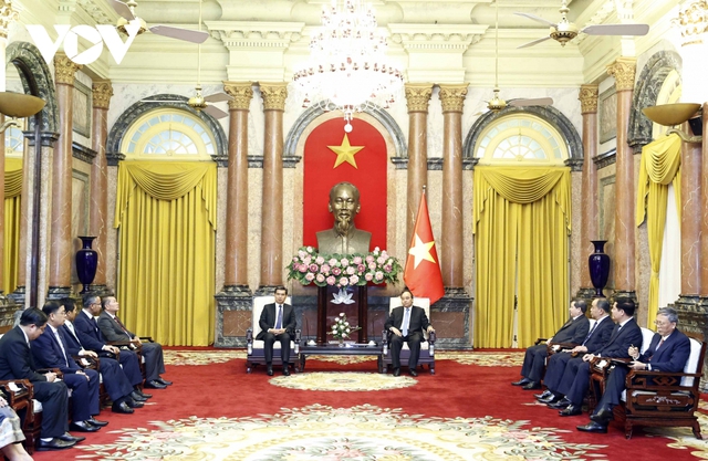 Chủ tịch nước tiếp Viện trưởng Viện Kiểm sát nhân dân tối cao Lào - Ảnh 1. Chủ tịch nước tiếp Viện trưởng Viện Kiểm sát nhân dân tối cao Lào - Ảnh 1.