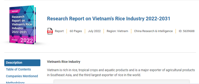 Research And Markets: 3 lý do chính giúp gạo Việt Nam xuất khẩu ổn định - Ảnh 1.