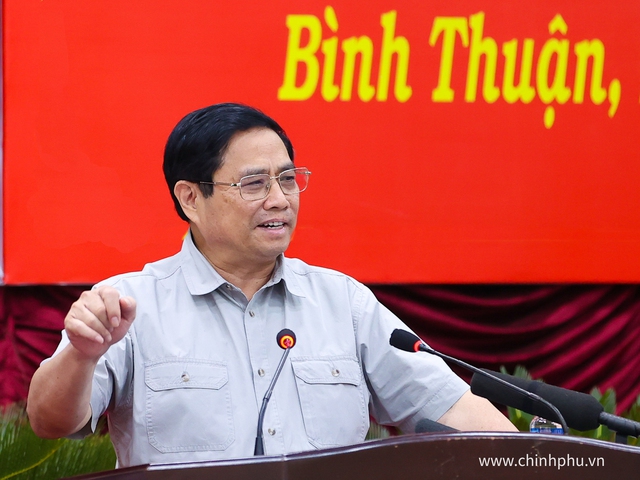 Thủ tướng: 5 nhóm giải pháp để Bình Thuận phát triển xanh, nhanh, bền vững - Ảnh 9.