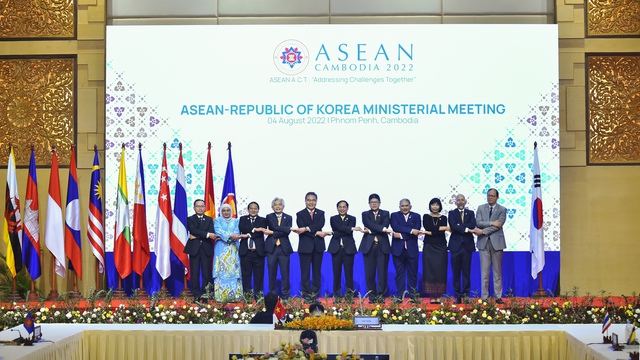Hội nghị Bộ trưởng Ngoại giao ASEAN với các đối tác - Ảnh 1.