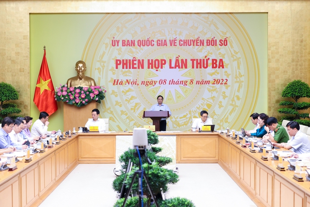 Thủ tướng Phạm Minh Chính chủ trì phiên họp Ủy ban Quốc gia về chuyển đổi số  - Ảnh 1.