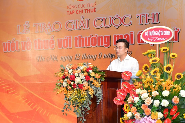 Cuộc thi viết về thuế và thương mại điện tử mang lại hiệu ứng lan toả - Ảnh 3. Cuộc thi viết về thuế và thương mại điện tử mang lại hiệu ứng lan toả - Ảnh 3.