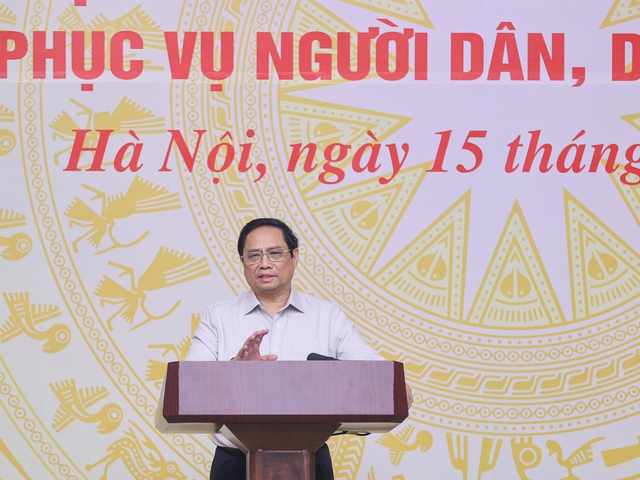 Thủ tướng Phạm Minh Chính chủ trì Hội nghị toàn quốc về cải cách TTHC, phục vụ người dân, doanh nghiệp - Ảnh 1.