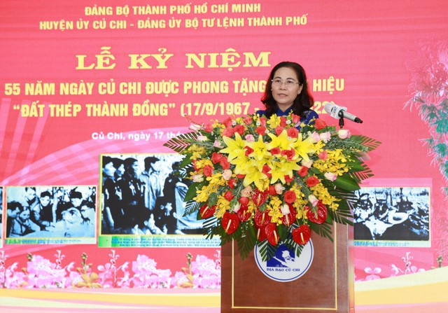 Củ Chi kỷ niệm 55 năm danh hiệu 'Đất thép thành đồng' - Ảnh 4. Củ Chi kỷ niệm 55 năm danh hiệu 'Đất thép thành đồng' - Ảnh 4.