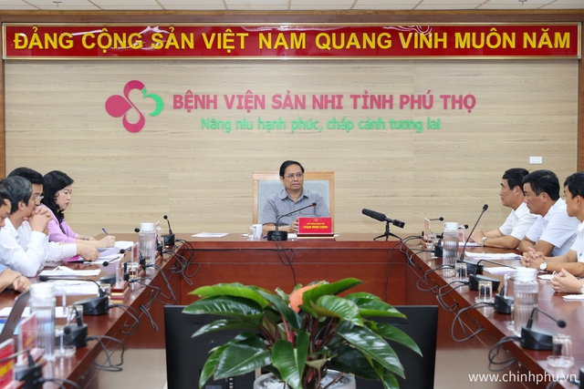 Thủ tướng khảo sát thực tế, chỉ đạo tháo gỡ khó khăn cho Bệnh viện Sản Nhi Phú Thọ - Ảnh 1.