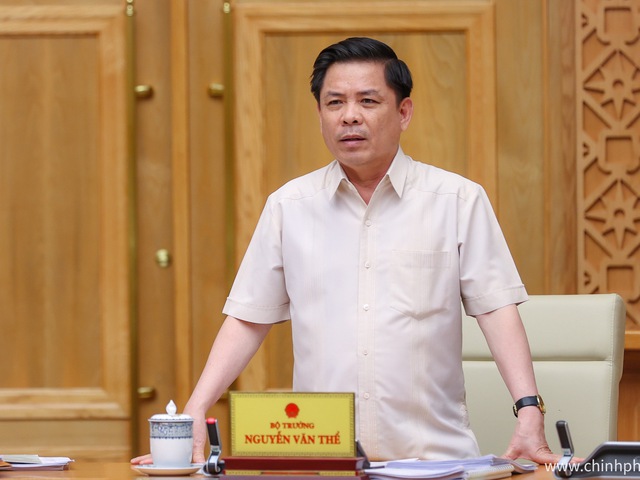 Bộ trưởng Bộ Giao thông vận tải Nguyễn Văn Thể cho biết lưu lượng vận tải trong dịp Quốc khánh 2/9 vừa qua cao nhất từ trước tới nay - Ảnh: VGP/Nhật Bắc