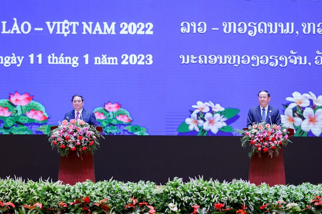 Việt Nam và Lào quyết tâm nâng tầm hợp tác kinh tế, mở rộng không gian hợp tác và phát triển - Ảnh 3.