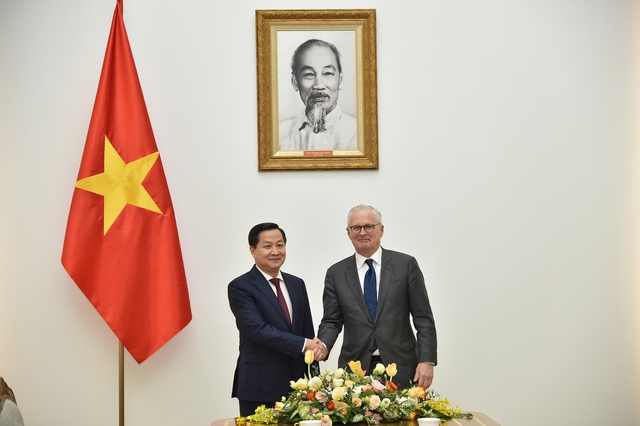 Phó Thủ tướng Lê Minh Khái tiếp CEO Hiệp hội Công nghiệp bán dẫn Hoa Kỳ - Ảnh 1.