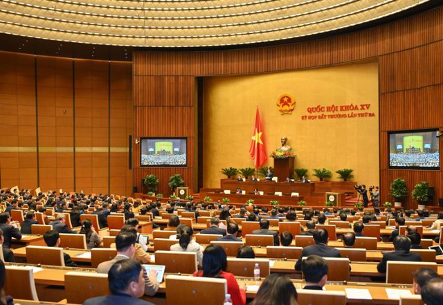 Quốc hội thông qua nghị quyết về công tác nhân sự tại kỳ họp bất thường lần 3 - Ảnh 1.