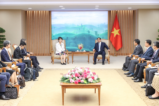 Thủ tướng Chính phủ Phạm Minh Chính tiếp Bộ trưởng Ngoại giao Nhật Bản - Ảnh 3.