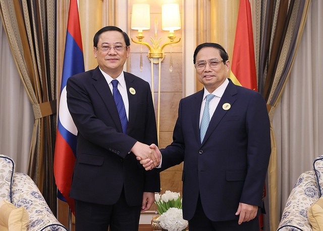Việt Nam - Lào thúc đẩy các dự án hạ tầng lớn, đưa hợp tác kinh tế biến chuyển về chất - Ảnh 1.