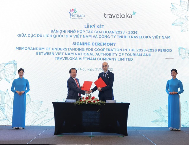 Cục Du lịch Quốc gia hợp tác với Traveloka thúc đẩy phát triển du lịch bền vững - Ảnh 1.