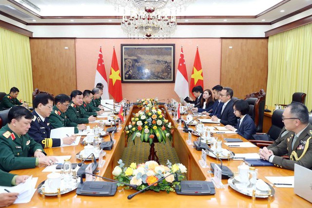 Đối thoại chính sách quốc phòng Việt Nam-Singapore lần thứ 14: Thống nhất định hướng chung hợp tác thời gian tới - Ảnh 1.