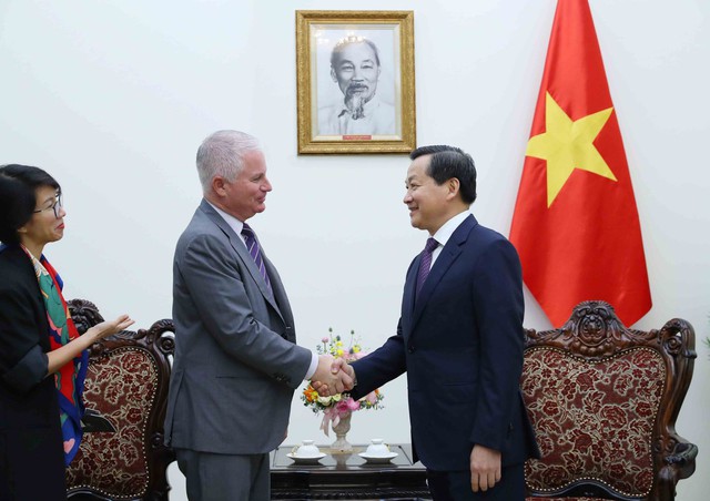 Phó Thủ tướng Lê Minh Khái tiếp Giám đốc điều hành Công ty Warburg Pincus, Hoa Kỳ - Ảnh 1.