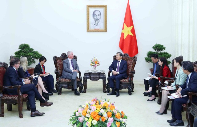 Phó Thủ tướng Lê Minh Khái tiếp Giám đốc điều hành Công ty Warburg Pincus, Hoa Kỳ - Ảnh 3.