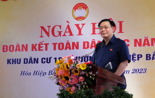 Chủ tịch Quốc hội dự Ngày hội Đại đoàn kết dân tộc tại Đà Nẵng- Ảnh 1.