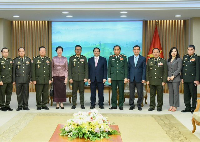 Thủ tướng Phạm Minh Chính tiếp Phó Thủ tướng, Bộ trưởng Quốc phòng Campuchia- Ảnh 3.