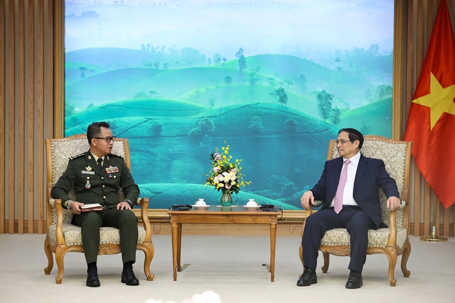 Thủ tướng Phạm Minh Chính tiếp Phó Thủ tướng, Bộ trưởng Quốc phòng Campuchia- Ảnh 2.
